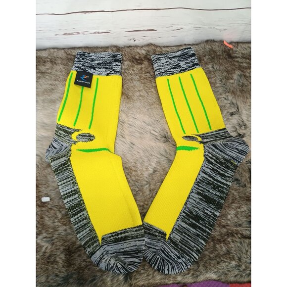 Randy Sun‎ Waterproof Breathable Knee High Socks Yellow & Gray Unisex - Picture 3 of 7